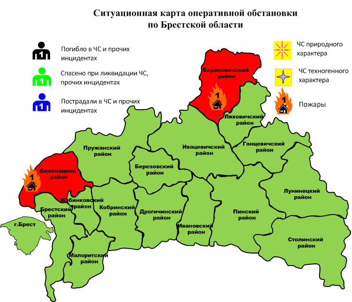 Карта каменецкого района брестской области