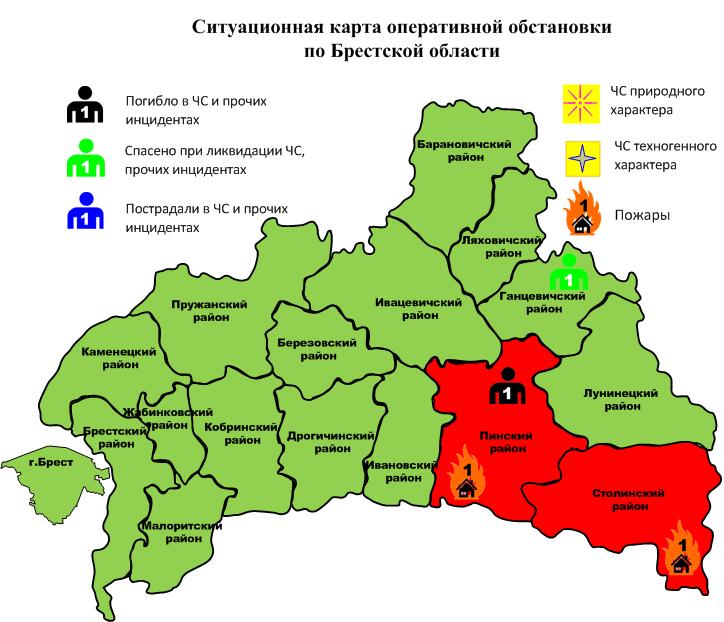 Карта брестской области подробная с деревнями