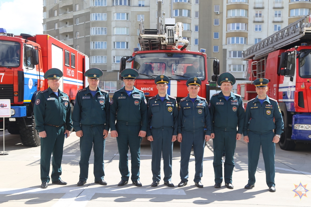 Делегации спасательных ведомств из России и Казахстана посещают подразделения МЧС Беларуси