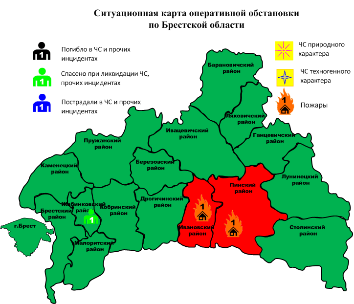 Карта каменецкого района брестской области